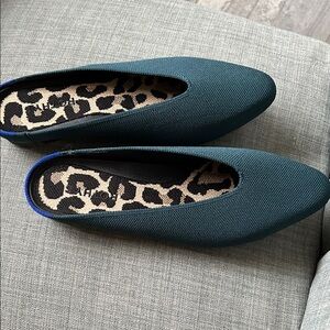 Rothy's Dark Teal Loafers